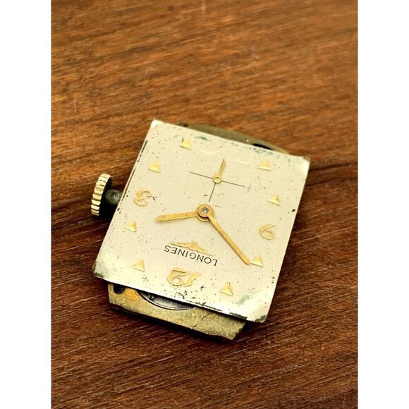 Longines Watch Silver Dial 9LT 17J Swiss Movement 1950's WORKS FOR REPAIR PARTS - Picture 8 of 8